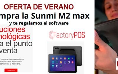 Sunmi M2 max ahora con regalo de FactoryPOS